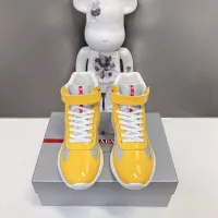 $122.00 USD Prada High Top Shoes For Men #1285545