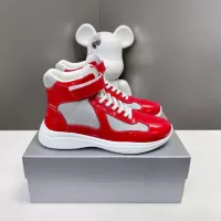 $122.00 USD Prada High Top Shoes For Women #1285550