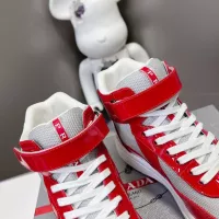 $122.00 USD Prada High Top Shoes For Women #1285550