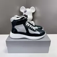 $122.00 USD Prada High Top Shoes For Men #1285555
