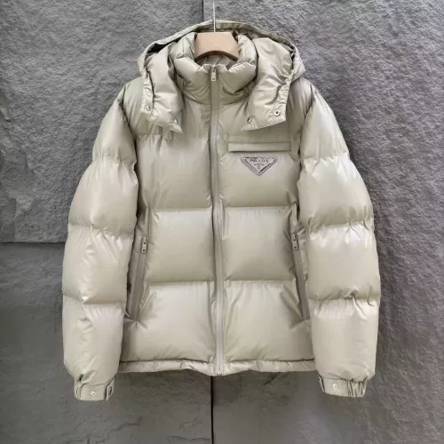 Prada Down Feather Coat Long Sleeved For Men #1286630 $155.00 USD, Wholesale Replica Prada Down Feather Coat