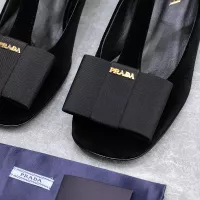 $115.00 USD Prada High-heeled Shoes For Women #1286256
