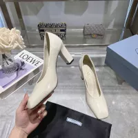 $100.00 USD Prada High-heeled Shoes For Women #1286258