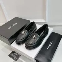 $102.00 USD Chanel Leather Shoes For Women #1286269