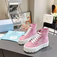 $82.00 USD Prada High Top Shoes For Women #1289260