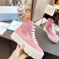 $82.00 USD Prada High Top Shoes For Women #1289260