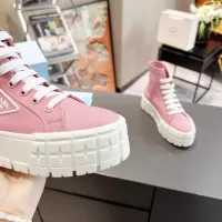 $82.00 USD Prada High Top Shoes For Women #1289260