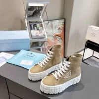 $82.00 USD Prada High Top Shoes For Women #1289262