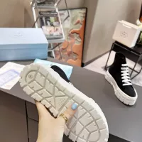 $82.00 USD Prada High Top Shoes For Women #1289263