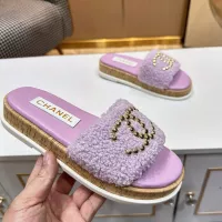 $85.00 USD Chanel Slippers For Women #1289323