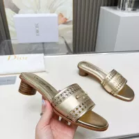 $85.00 USD Christian Dior Slippers For Women #1289409