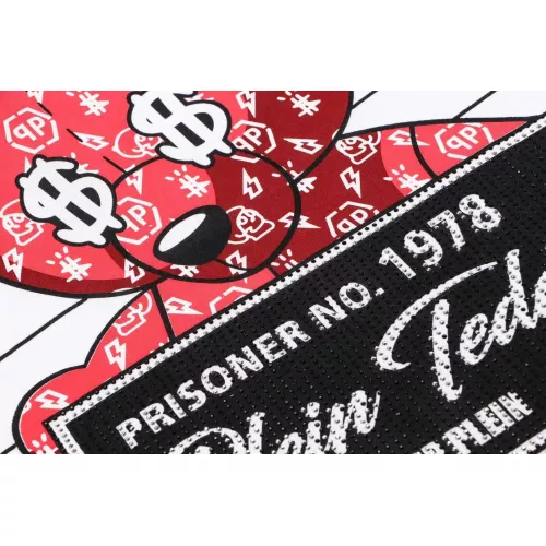 Replica Philipp Plein PP T-Shirts Short Sleeved For Men #1295949 $27.00 USD for Wholesale