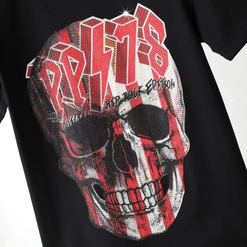 Replica Philipp Plein PP T-Shirts Short Sleeved For Men #1296028 $27.00 USD for Wholesale