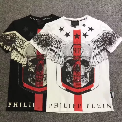 Replica Philipp Plein PP T-Shirts Short Sleeved For Men #1296040 $27.00 USD for Wholesale