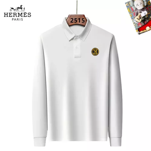 Hermes T-Shirts Long Sleeved For Men #1298048 $40.00 USD, Wholesale Replica Hermes T-Shirts