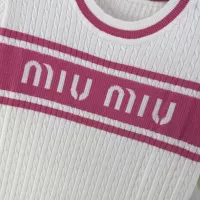 $80.00 USD MIU MIU Sweater Short Sleeved For Women #1291160
