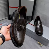 $96.00 USD Prada Leather Shoes For Men #1291980