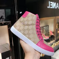 $76.00 USD Gucci High Tops Shoes For Women #1292142