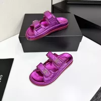 $105.00 USD Chanel Slippers For Women #1292168