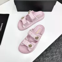 $102.00 USD Chanel Slippers For Women #1292246