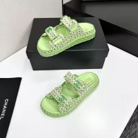 $105.00 USD Chanel Slippers For Women #1292259