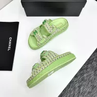 $105.00 USD Chanel Slippers For Women #1292259