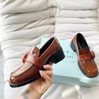 $102.00 USD Prada Leather Shoes For Women #1292461