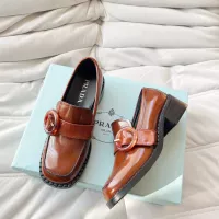 $102.00 USD Prada Leather Shoes For Women #1292461