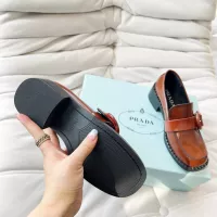 $102.00 USD Prada Leather Shoes For Women #1292461