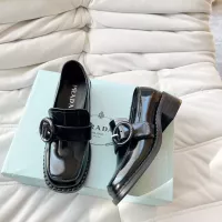$102.00 USD Prada Leather Shoes For Women #1292462