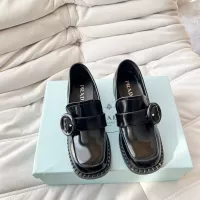 $102.00 USD Prada Leather Shoes For Women #1292462