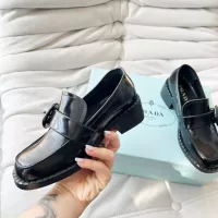 $102.00 USD Prada Leather Shoes For Women #1292462