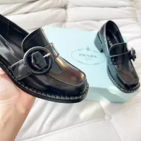 $102.00 USD Prada Leather Shoes For Women #1292462