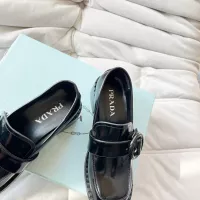 $102.00 USD Prada Leather Shoes For Women #1292462