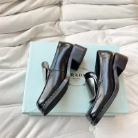 $102.00 USD Prada Leather Shoes For Women #1292482
