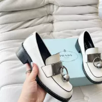 $102.00 USD Prada Leather Shoes For Women #1292483