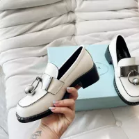 $102.00 USD Prada Leather Shoes For Women #1292483