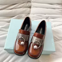 $102.00 USD Prada Leather Shoes For Women #1292484