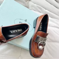$102.00 USD Prada Leather Shoes For Women #1292484