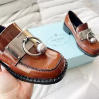 $102.00 USD Prada Leather Shoes For Women #1292484