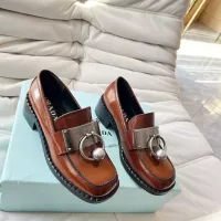 $102.00 USD Prada Leather Shoes For Women #1292484