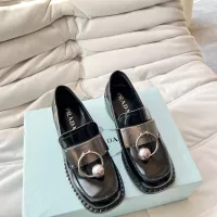 $102.00 USD Prada Leather Shoes For Women #1292485