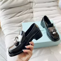$102.00 USD Prada Leather Shoes For Women #1292485