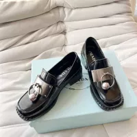 $102.00 USD Prada Leather Shoes For Women #1292485