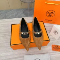 $102.00 USD Hermes Flat Shoes For Women #1293084