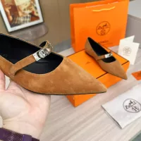 $102.00 USD Hermes Flat Shoes For Women #1293084