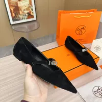 $102.00 USD Hermes Flat Shoes For Women #1293085