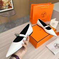$102.00 USD Hermes Flat Shoes For Women #1293086