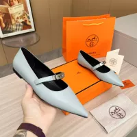$102.00 USD Hermes Flat Shoes For Women #1293087