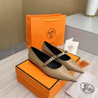 $102.00 USD Hermes Flat Shoes For Women #1293088